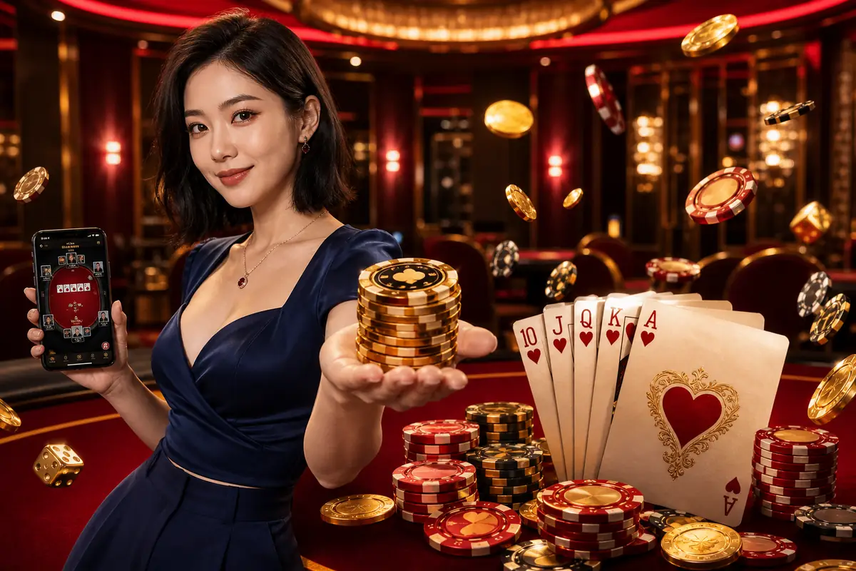 diss88 Casino meja live baccarat dealer